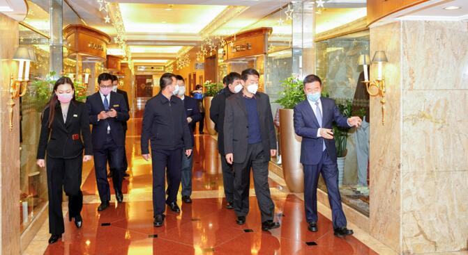 集團黨委書記、董事長任丁一行 赴錦江賓館督導(dǎo)檢查疫情防控工作